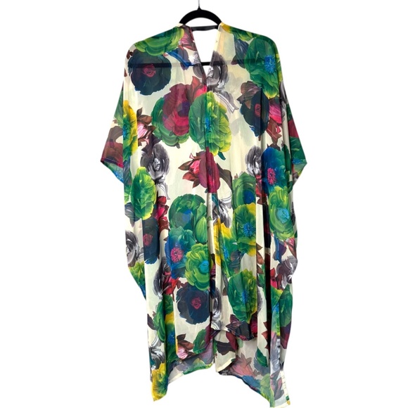 Floral Women's Swim Coverup - Picture 3 of 7